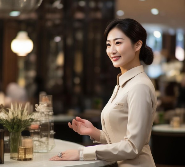 酒店服务礼仪，张秋，一位专业而贴心的服务者